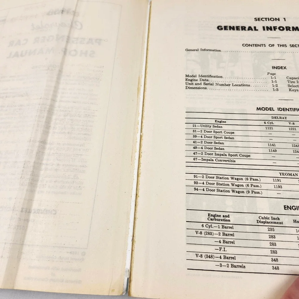 chevrolet shop manual